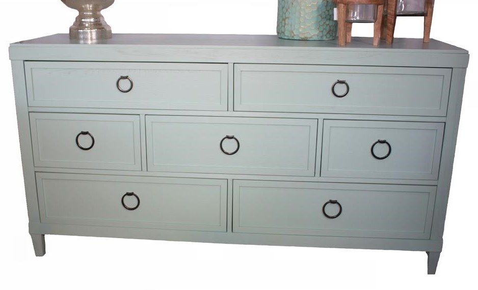 Bassett Ventura Colors 24680237 7 Drawer dresser with CedarLined